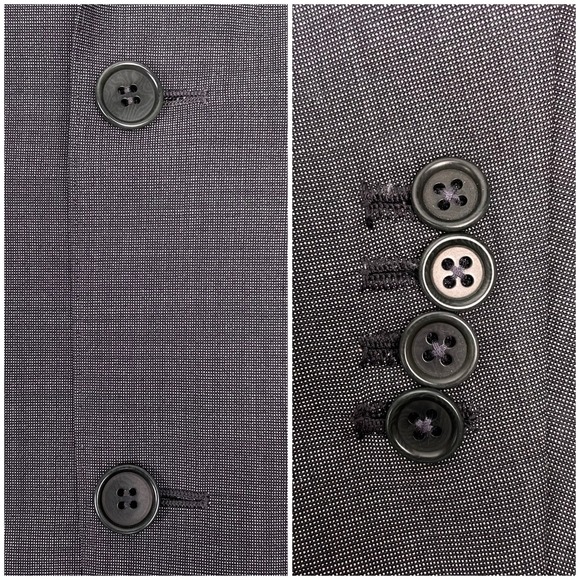 Canali 1934 Suit 2 Piece (42R) (36x27.5) Wool Impeccabile L13290/37 Gray VGUC - Picture 8 of 16